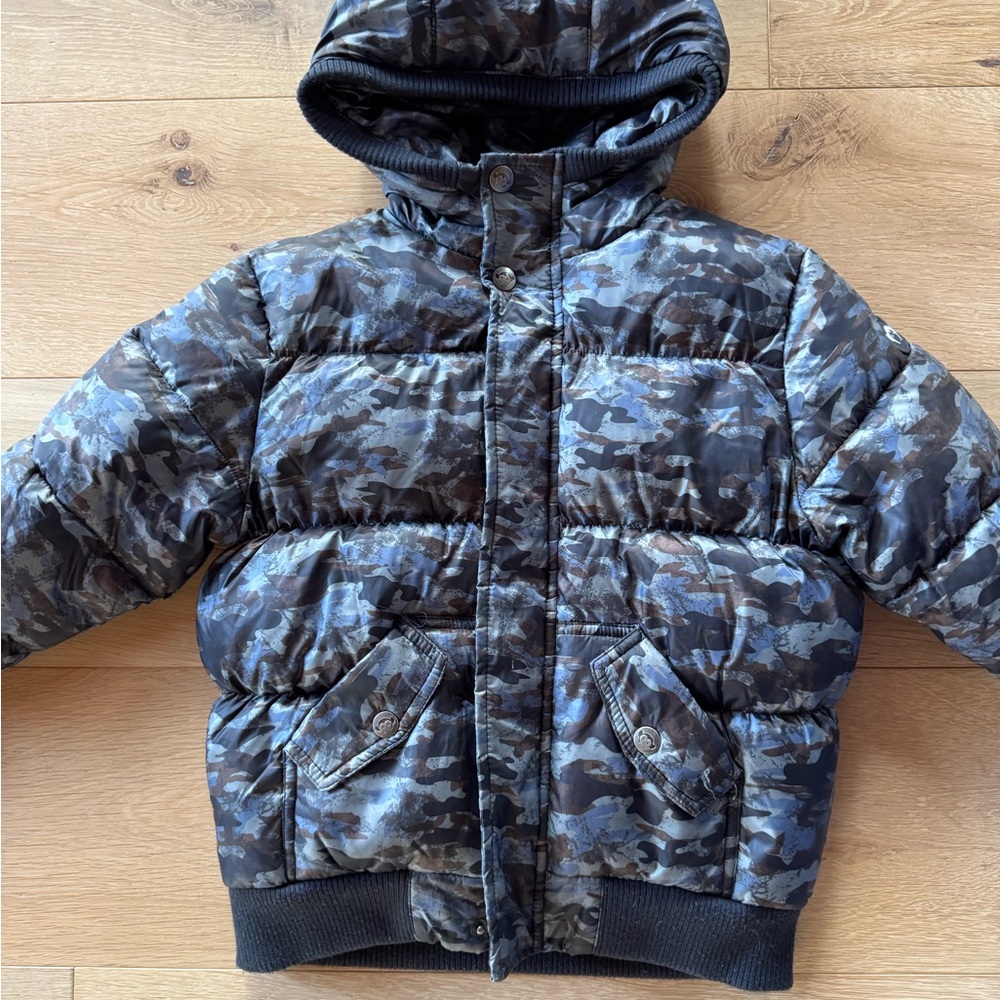 Appaman 5T Camouflage Puffer Jacket with Hood